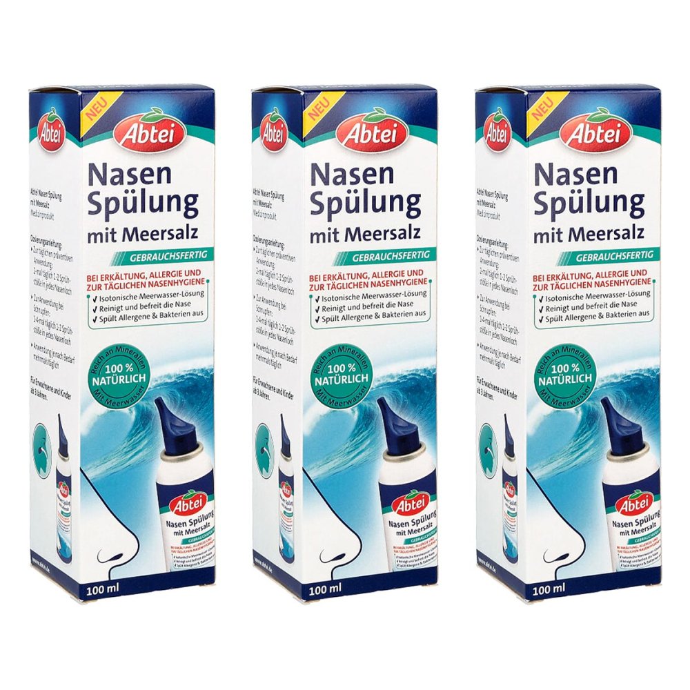 Perrigo Deutschland GmbH Abtei Nasenspülung mit Meersalz - bei Erkältung und Allergie 08105116