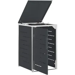 vidaXL, Gartenhaus + Gartenschrank, Rollbehälterlagerung