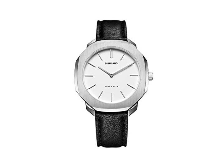 D1 Milano Analoge Klok SSLL03, Wit, L, Riem.