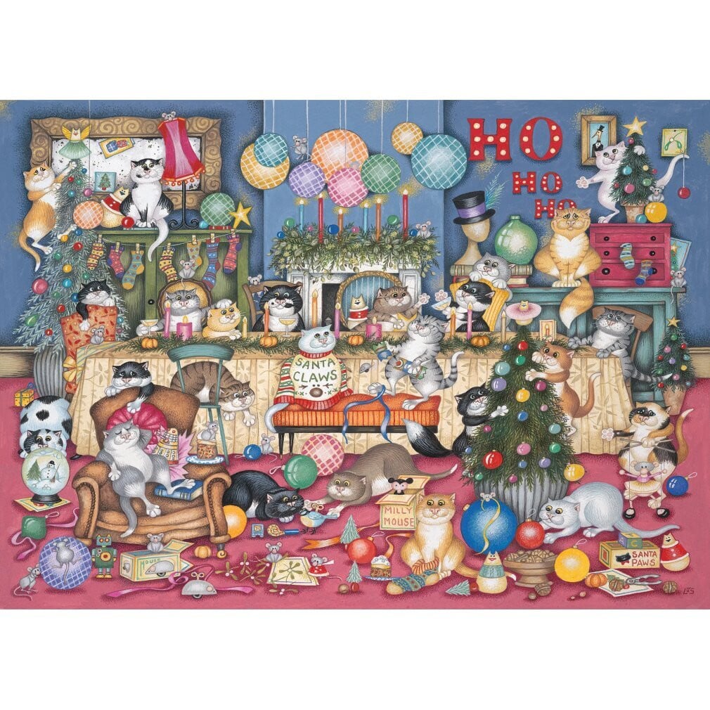 Gibsons Kattenfeest Puzzel, 1000 stuks