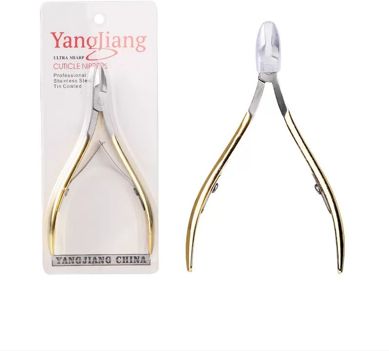 INF Coupe-cuticules en acier inoxydable, coupe-ongles avec lames de précision