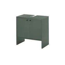 Waschbeckenunterschrank   ¦ grün ¦ Maße (cm): B: 60 H: 60 T: 35.0