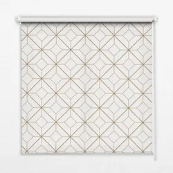 INNENROLLO - Fensterrollo - Rollo - 90x180 cm - Braunes Muster