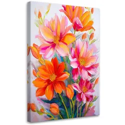 LEINWANDBILD Blumen 60x90cm