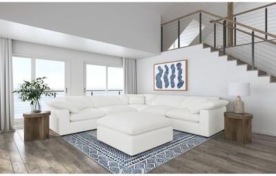 Coaster Raleigh Boucle Upholstered Modular Sectional