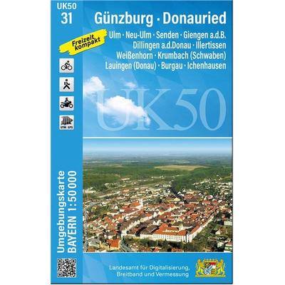 UK50-31 Günzburg - Donauried, Sonstige von , Landesamt für Digitalisierung, Breitband und Vermessung, Bayern, 978-3-89933-999-4