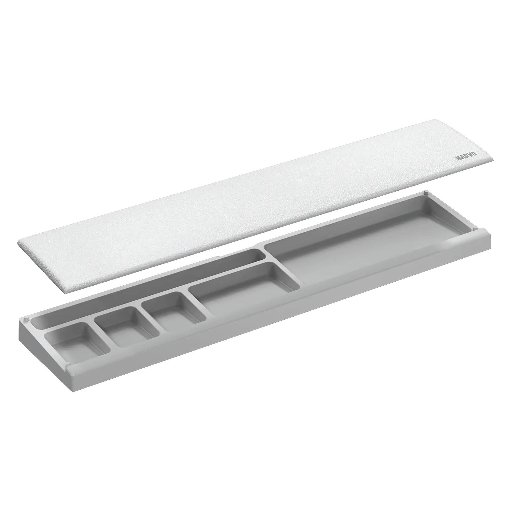 Marvo Crest 60 weiss / ergonomisches Tastaturpad (K002 WH)