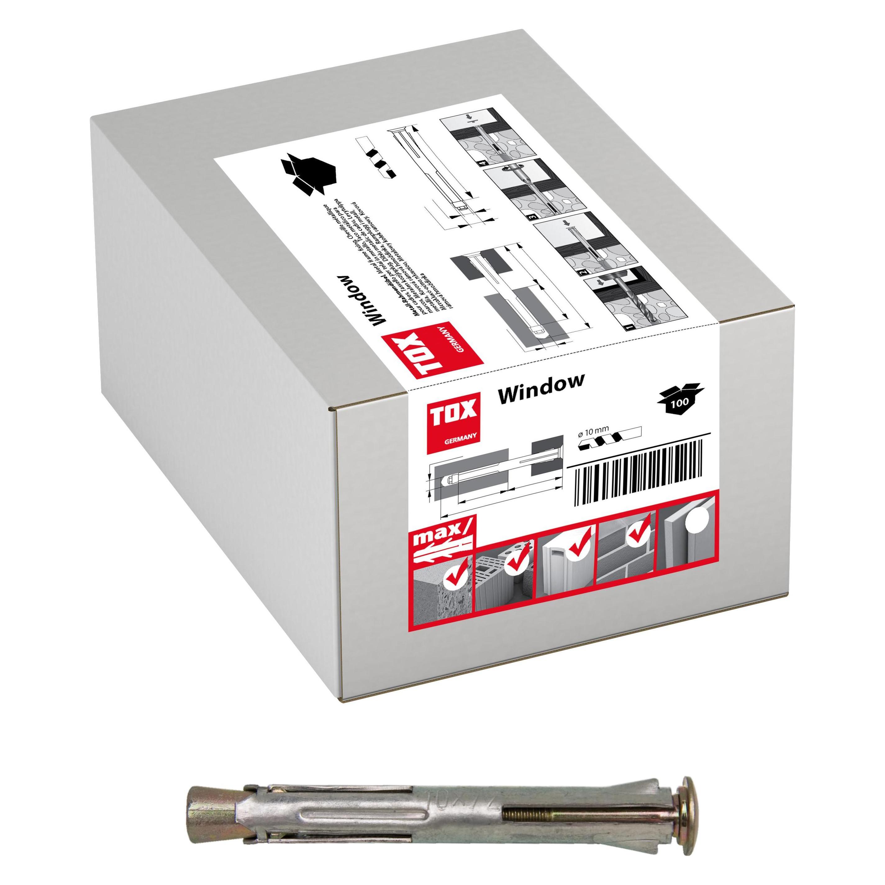 Tox Metall Rahmendbel Window 10/202, 100 Stck (100 Stk.) (02710118)