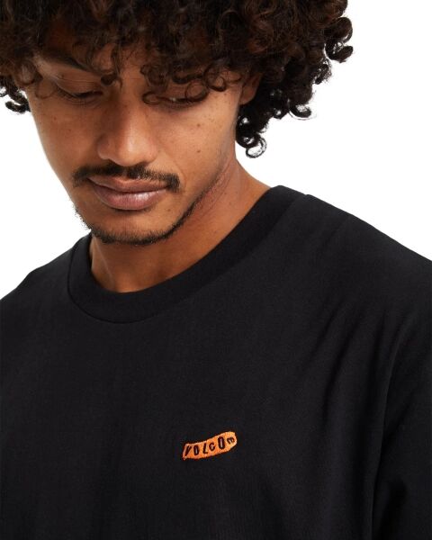 T-Shirt Volcom Pistol Stone Loose (L - Schwarz)