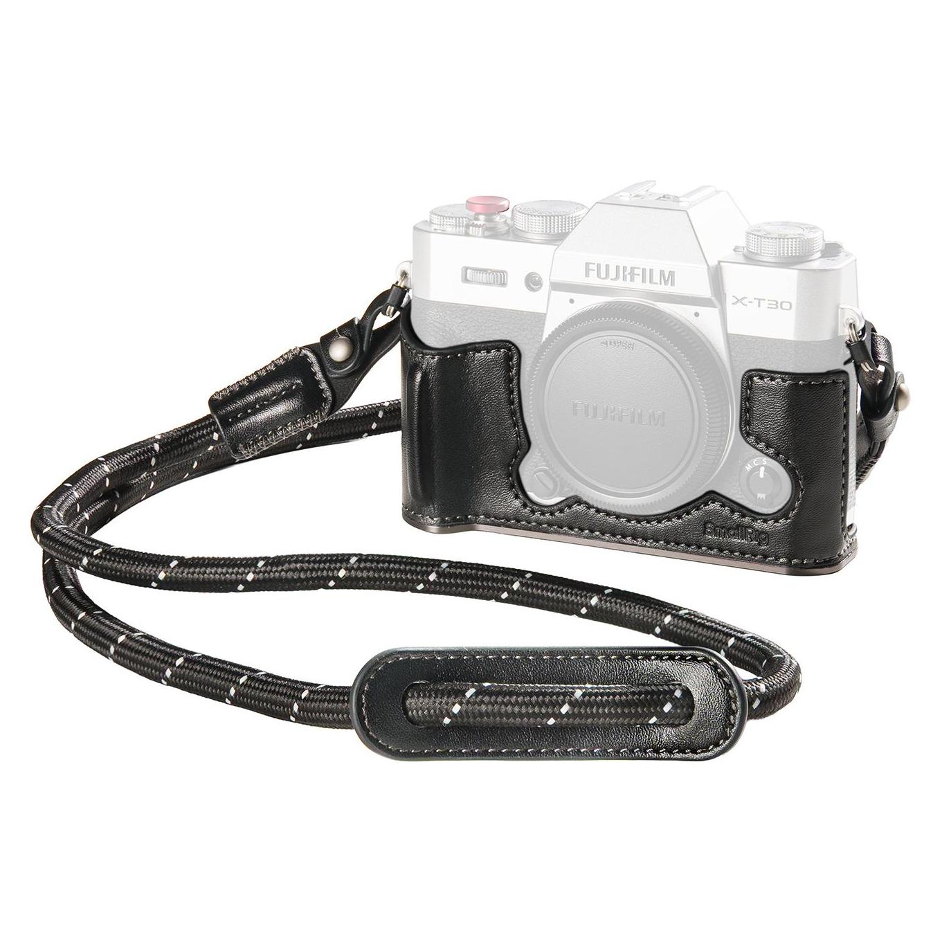 SmallRig 5669 Leather Half Case Kit for FUJIFILM X-T30 / X-T30 II / X-T30 III (Black) (5669)