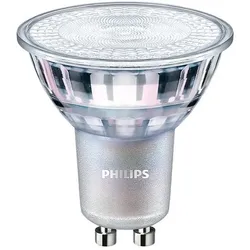 Philips GU10 LED Strahler 4,9W wie 50W warmweißes akzentuiertes Licht 3000K breiter Abstrahlwinkel 120°