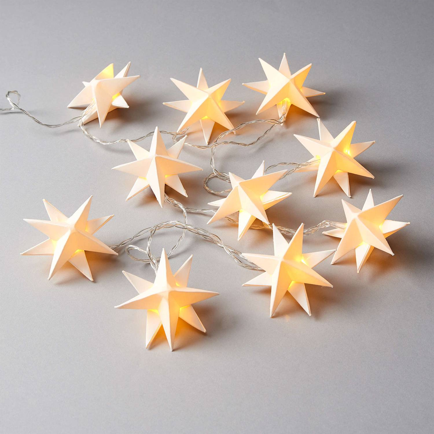 home24 LED-lichtslinger wit, 3 x 7 x 165 cm