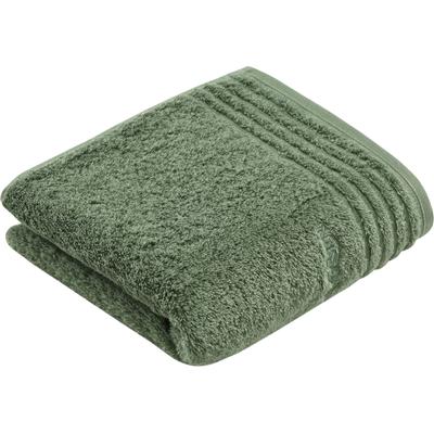 Handtuch VOSSEN "Vienna Style Supersoft", evergrün, B:50cm L:100cm, Webfrottier, Baumwolle, Handtücher, Supersoft Baumwolle