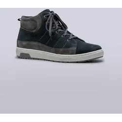 engbers Herren Ledersneaker aus Nubuk Blau regular uni - 40
