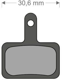 BRENTA Pastiglie freno  sinterizzate SHIMANO DEORE ACERA ALIVIO ALTUS TRP Tektro QUAD