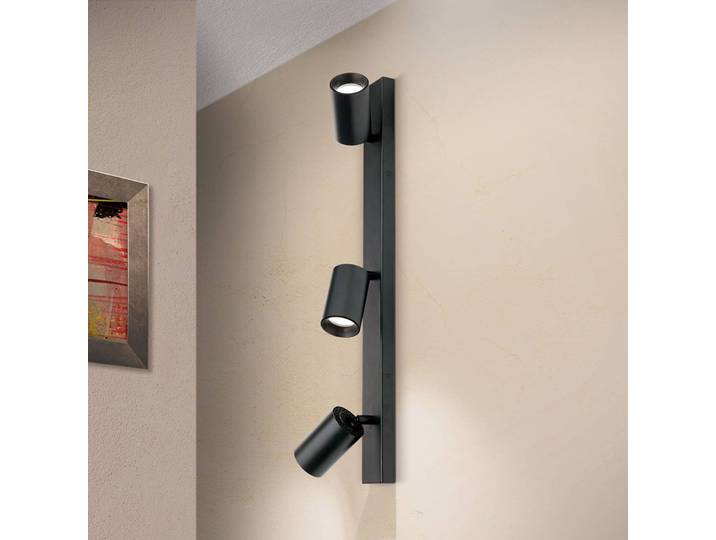 ORION Strahler Sean dreiflammig, schwarz Sean, dimmbar, schwarz, für Wohn- / Esszimmer, Aluminium, Modern, Strahler
