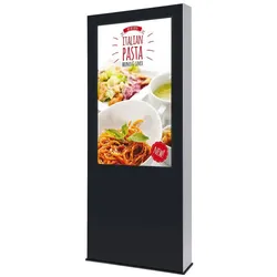 Digitale Outdoor Stele 55" mit Bildschirm
