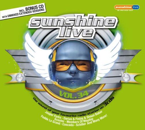 Various - Sunshine Live Vol.34 - Preis vom 11.10.2026 03:10:56 h