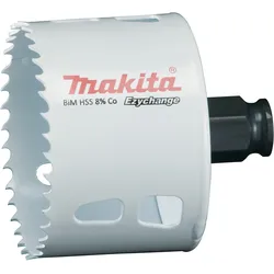 Makita EZYCHANGE HSS BiM Lochsäge, Ø 70mm - Schnitttiefe 44mm - E-03919
