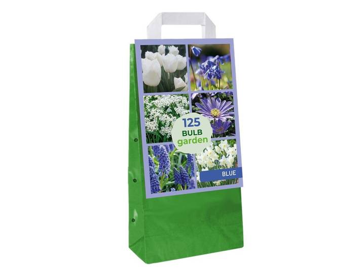 Draagtas 125 bloembollen Garden blue