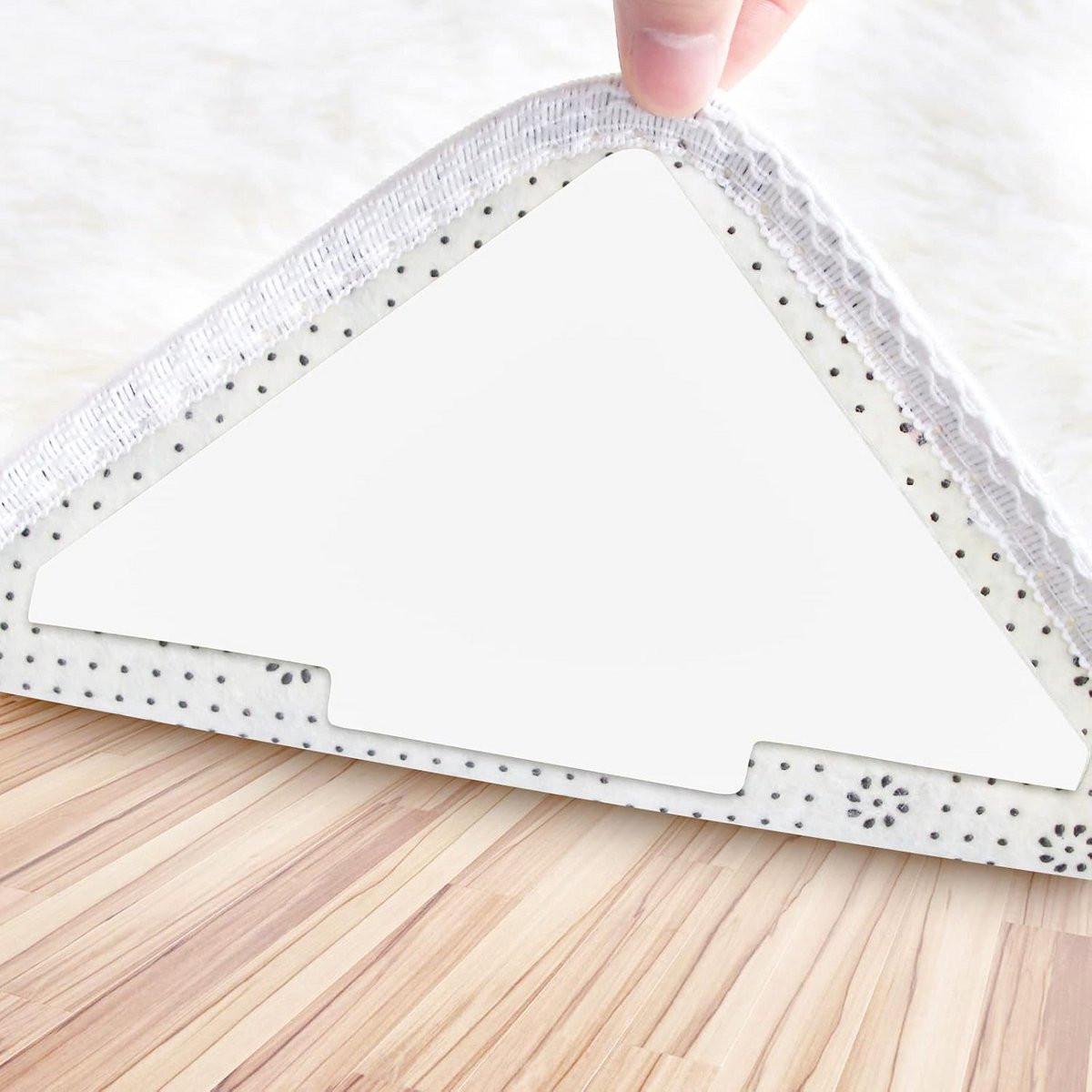 10x Herbruikbare Dubbelzijdige Tapijtgrijpers - Antislip & Anti-Krimpen Tapijttape voor Vloeren