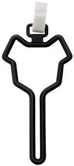 Youfap Market Outdoor Walking Dog Poop Bag Clip, Easy to Carry Pet Waste Carrier, Hands Free Leash Dispenser black