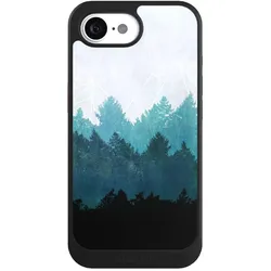 Nivocase Hülle für Apple iPhone 17e Handyhülle NIVOcore Case Schwarz Abstrakt Baum Wald (Apple iPhone 17e), Smartphone Hülle, Schwarz