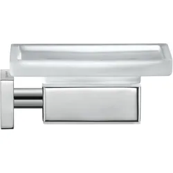 Duravit Karree Seifenschale matt, chrom, 0099521000