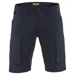 Stretch Service-Shorts "1449" - C56 - Dunkelmarine/Schwarz