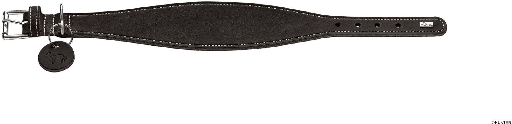 DOG SPORT HUNTER Windhundhalsband Aalborg M (52), schwarz