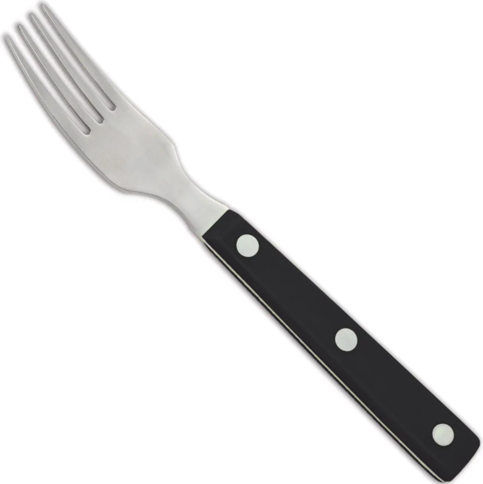 Arcos Steak Basic Vork Zwart 90/195 mm