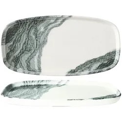 Churchill Tide Black Platte Mit Steilrand 35 x 18,5cm