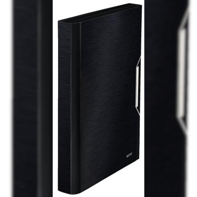 Leitz Fächermappe Style 39570094 DIN A4 6Fächer PP satin schwarz