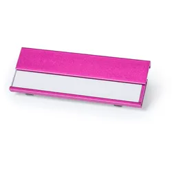 25x Aluminium-Identifikator Fuchsia mit Klemme