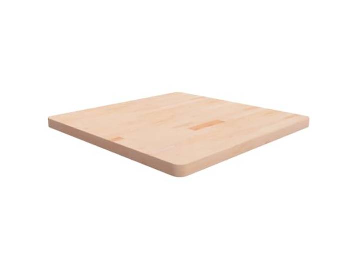GHVBNMF Tischplatte Quadratisch 80x80x4 cm Eiche Massivholzplatte Vielseitige Holzplatte für Wohnzimmer oder Essbereich, ideal zum Ölen und individuellen Gestalten eigener Möbel.