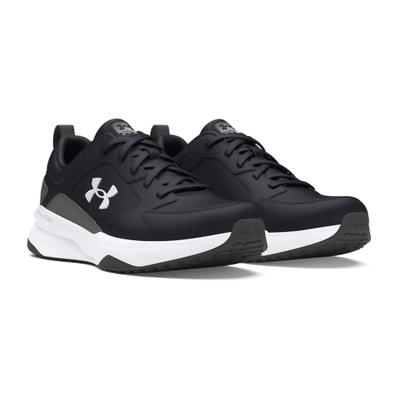 Trainingsschuh UNDER ARMOUR "UA Charged Edge", Herren, Gr. 45, schwarz, Leder, Textil, Schuhe, besonders geeignet für Gym und Fitnessstudio