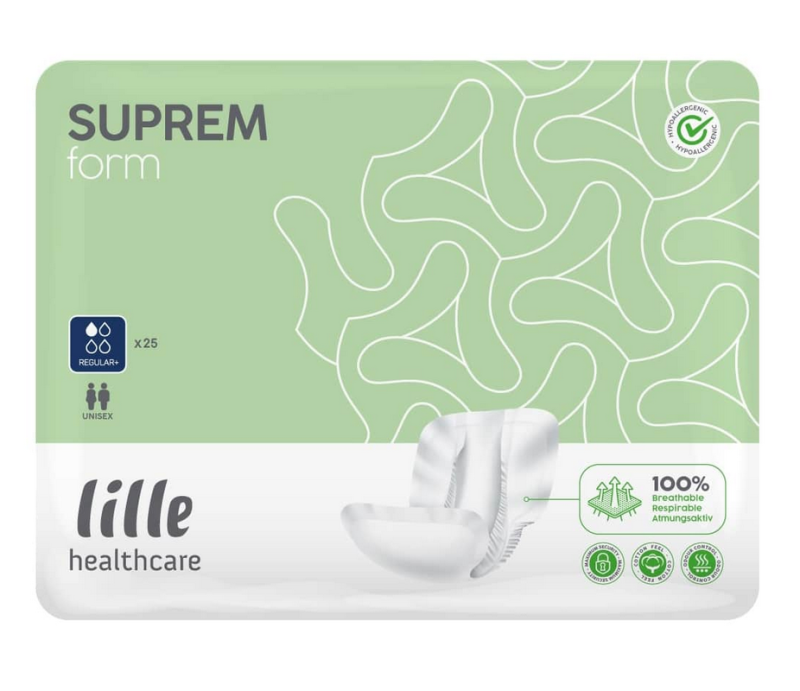 Lille Healthcare Lille Suprem Form Regular Plus - 4 paquets de 25 protections