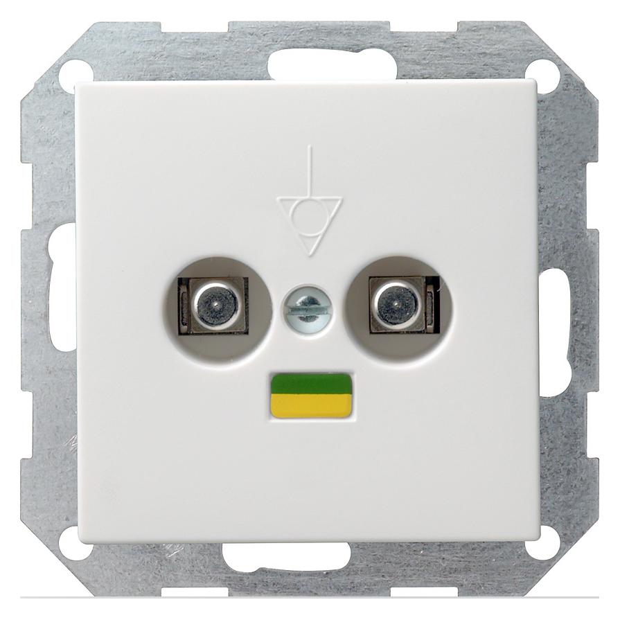 Gira Potentialausgleich 2-fach 040503 System 55 reinweiss (040503)