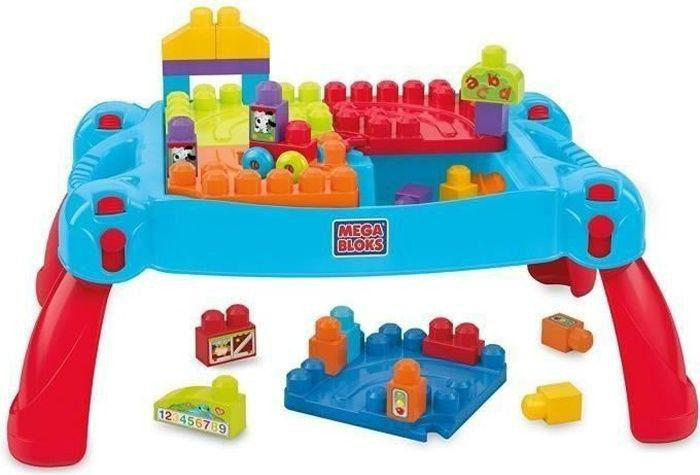 Mega Bloks First Builders 3-in-1 Bouwtafel met opbergmogelijkheid