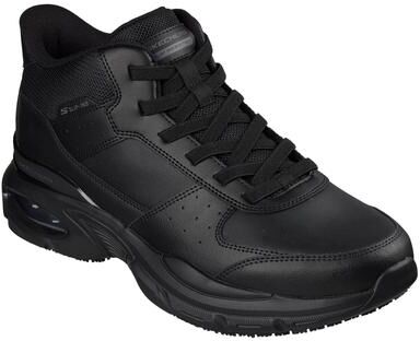 Skechers Work Skech-Air Ventura Sr 200463 (Men's) in Black, Size 9 M, Leather/Memory Foam/Rubber