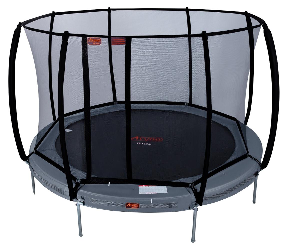 Avyna Trampolin, Einbaubedingung, Durchmesser 430 cm, mit Sicherheitsnetz | HD Plus