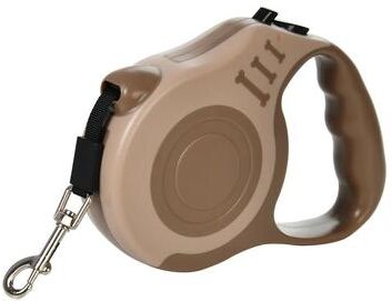 Inspired Finds Automatic Retractable Nylon Dog Leash For Small & Medium Pets 9.84ft khaki