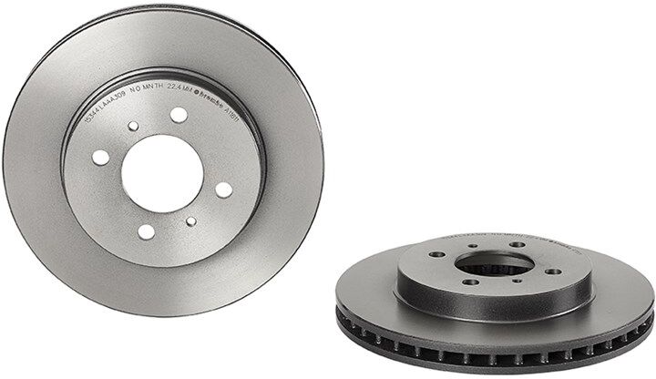 Brembo Bremsscheibe Coated Disc Line 09.A116.11 256mm 24mm Für Mitsubishi Proton