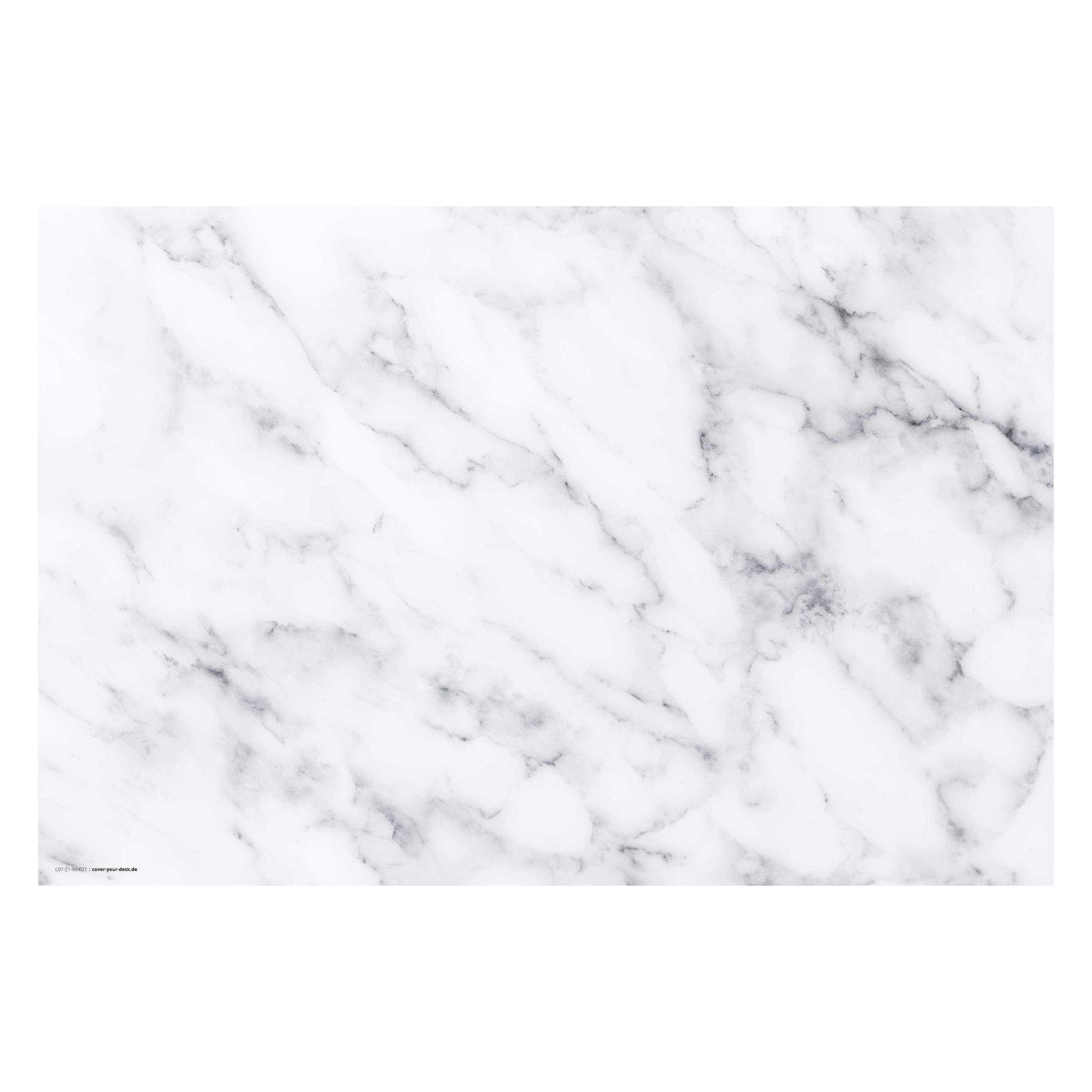CoverYourDesk Schreibtischunterlage Prachtvoller Weisser Marmor (21557451)
