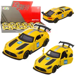 Rennwagen Metal Drive Türen zum Öffnen Gelb 1:43