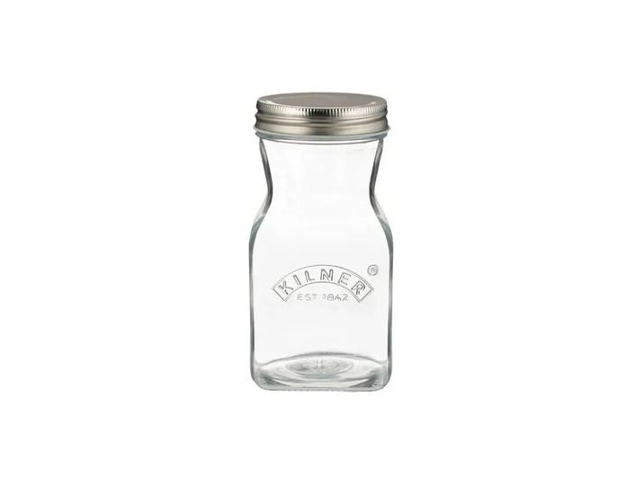 Kilner Bouteille à jus et sauce Kilner Clair-acier inoxydable, 0,5 L