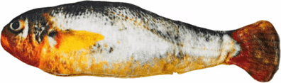 Inspire Curations WiggleCatch Motion Sensor Flapping Fish Cat Toy little Yellow Fish