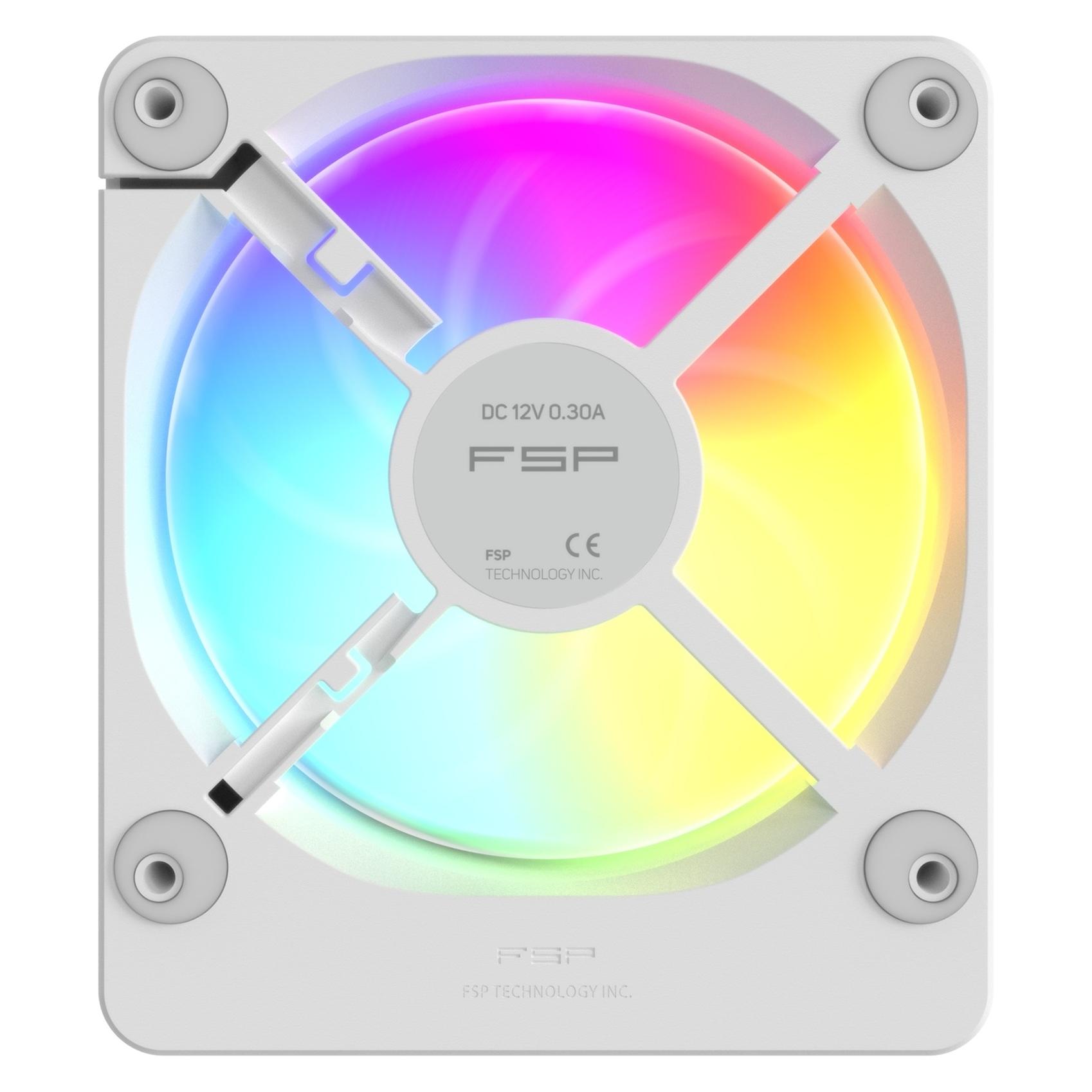 Fortron FSP Fan ZENFAN-WA, A.RGB, White (120 mm) (POF0000023)