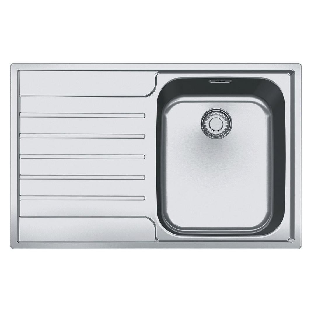 Franke Argos AGX 611 78 Edelstahl 101.0671.658 (Einbauspüle, 51 cm, 51 cm) (101.0671.658)
