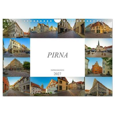 Pirna Impressionen (Wandkalender 2027 DIN A4 quer), CALVENDO Monatskalender